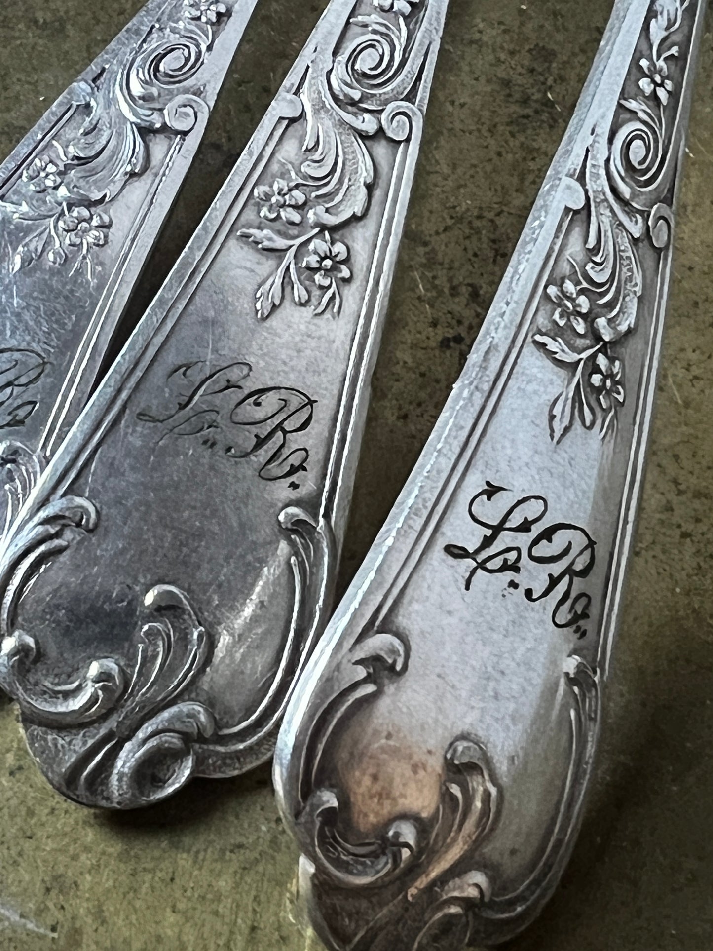 ★モノグラム入りカフェスプーンセット