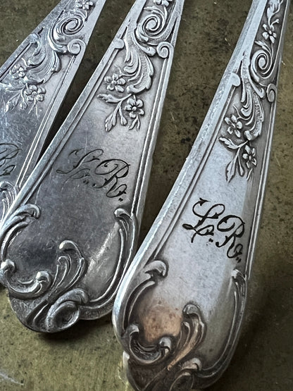 ★モノグラム入りカフェスプーンセット