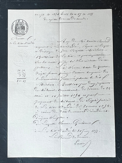 19世紀手描き公文書セット