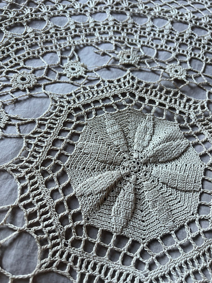 ★クロシェレース円形クロス