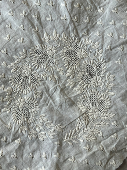 白刺繍ボネトップ