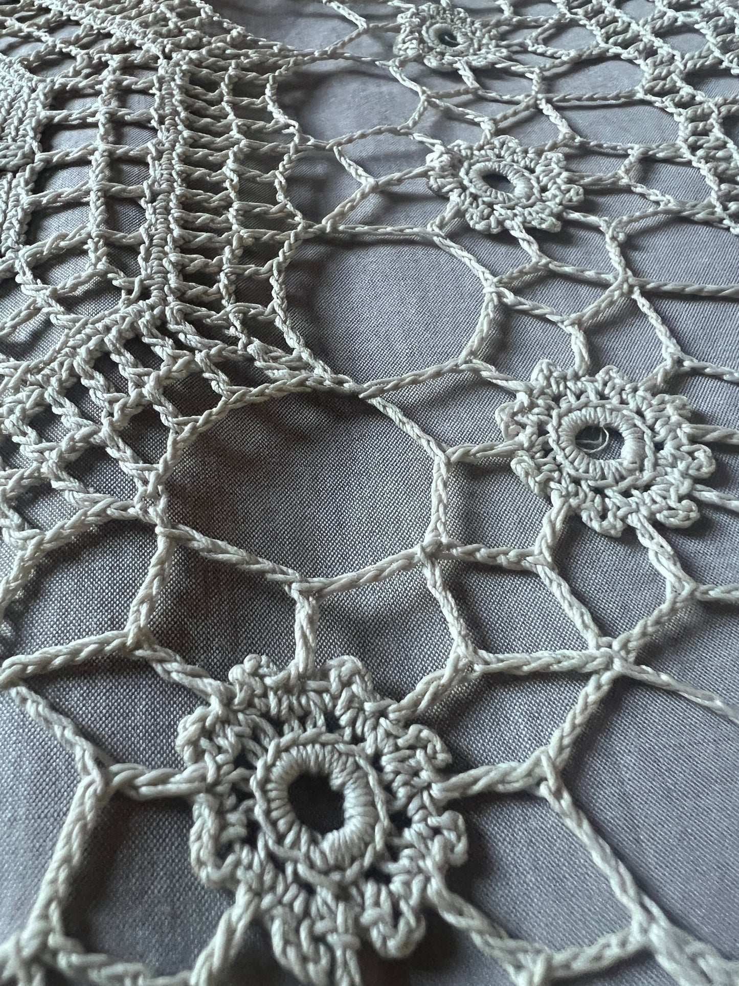 ★クロシェレース円形クロス