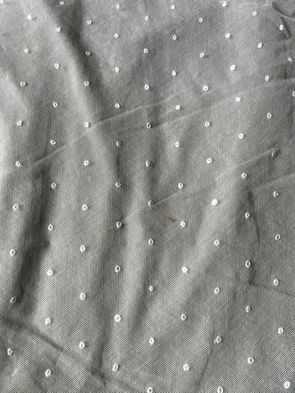 チュール刺繍レースカーテン