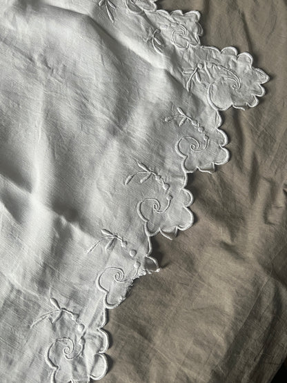 モノグラム刺繍端布