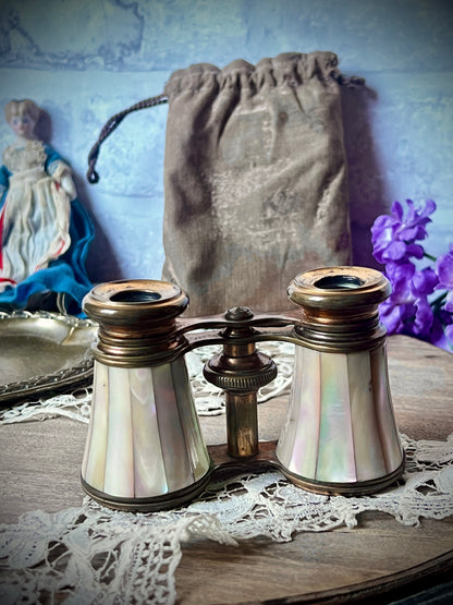 ★アンティークオペラグラス(収納袋付き)