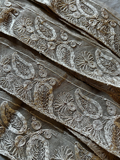 チュール刺繍レース