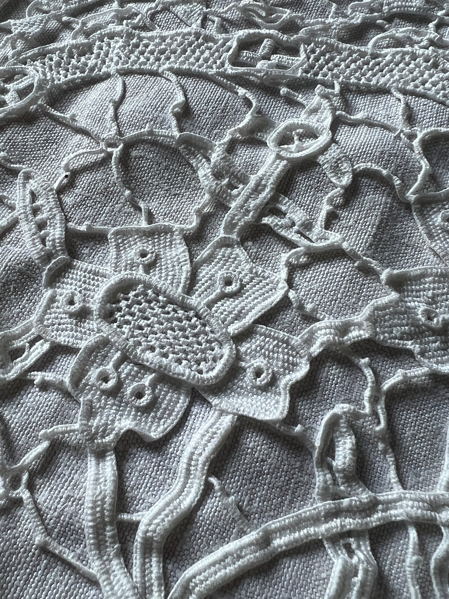 ニードルレースのリネンサック