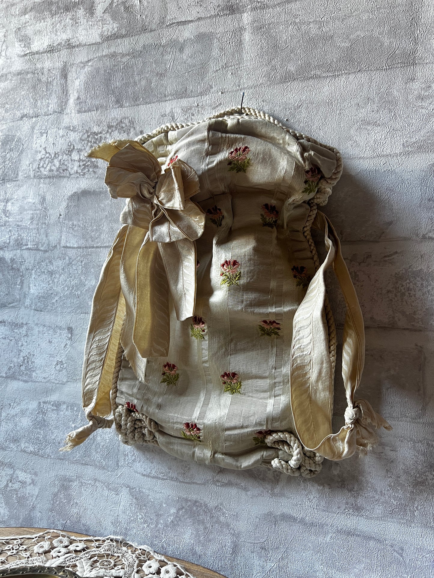 シルク織布ミニサック