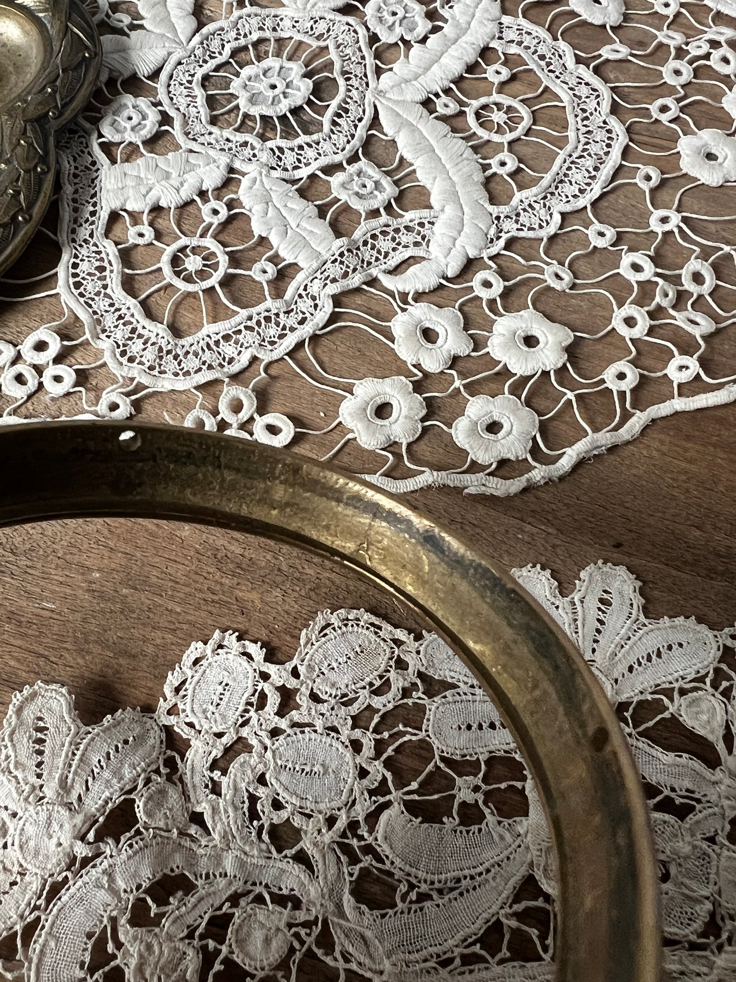 真鍮製楕円ミニフレーム