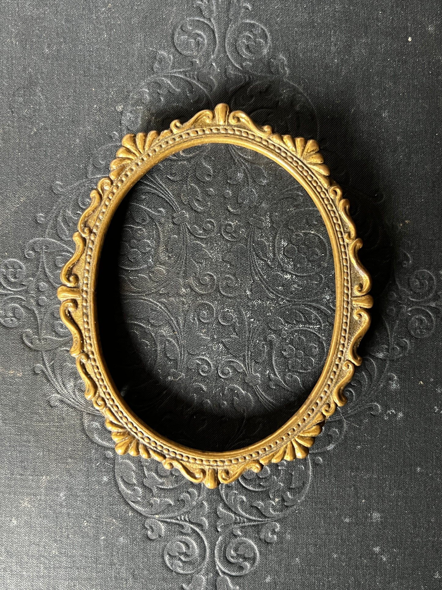 真鍮製楕円ミニフレーム