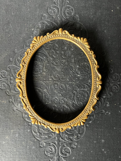真鍮製楕円ミニフレーム