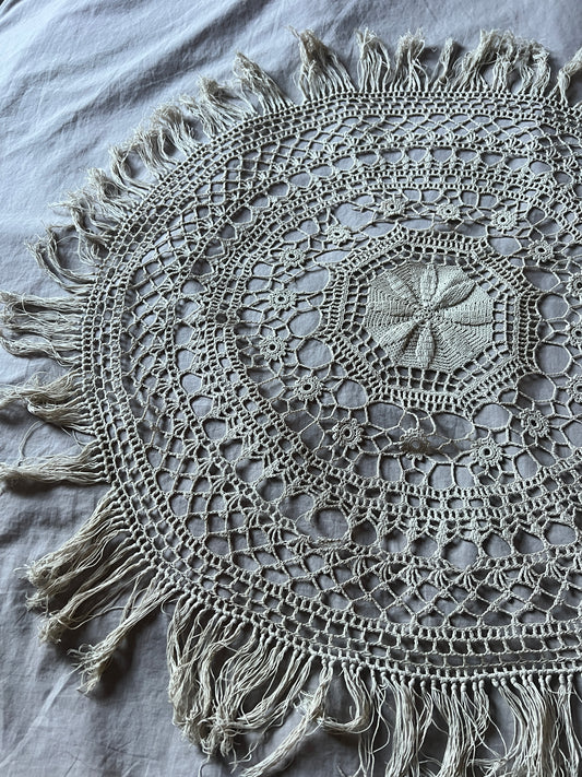 ★クロシェレース円形クロス