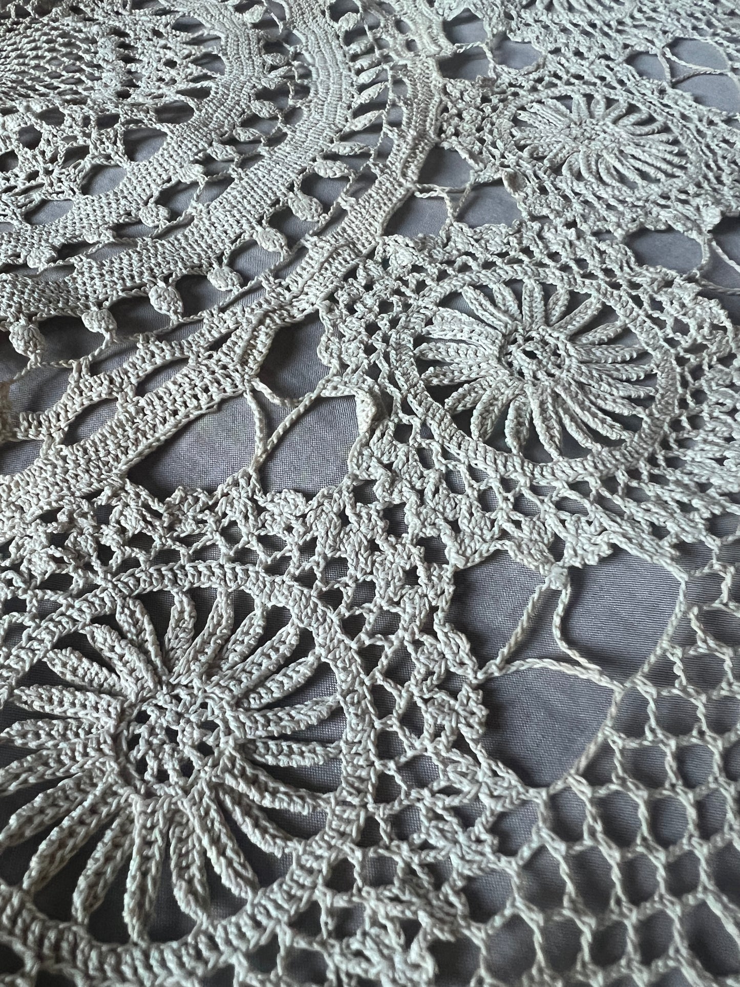 ★クロシェレース円形クロス