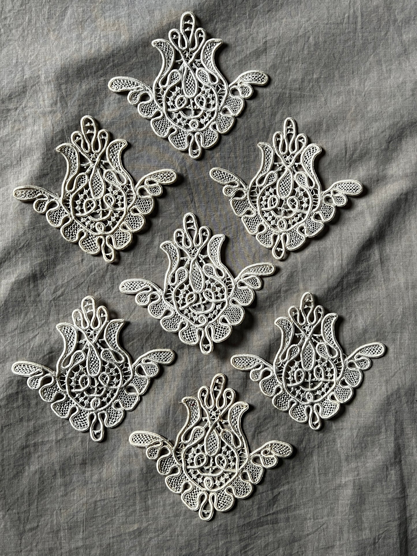 アンティークレースモチーフセット