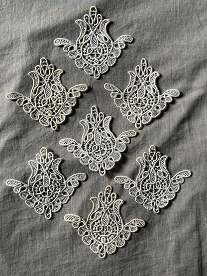 アンティークレースモチーフセット