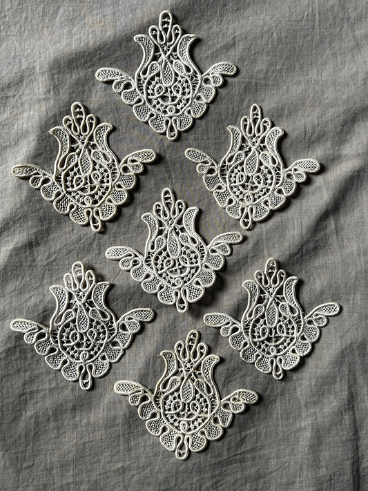 アンティークレースモチーフセット