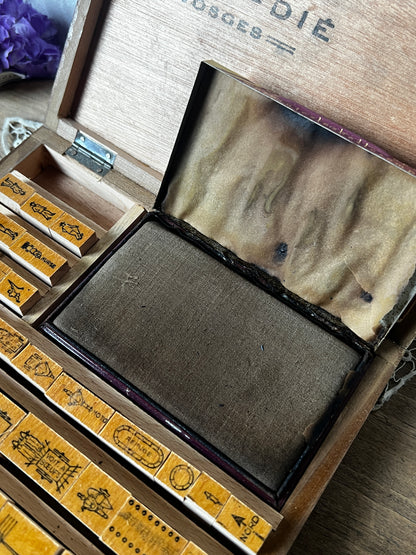 ★木箱入りスタンプセット(Papeterie Ad. WEICK)