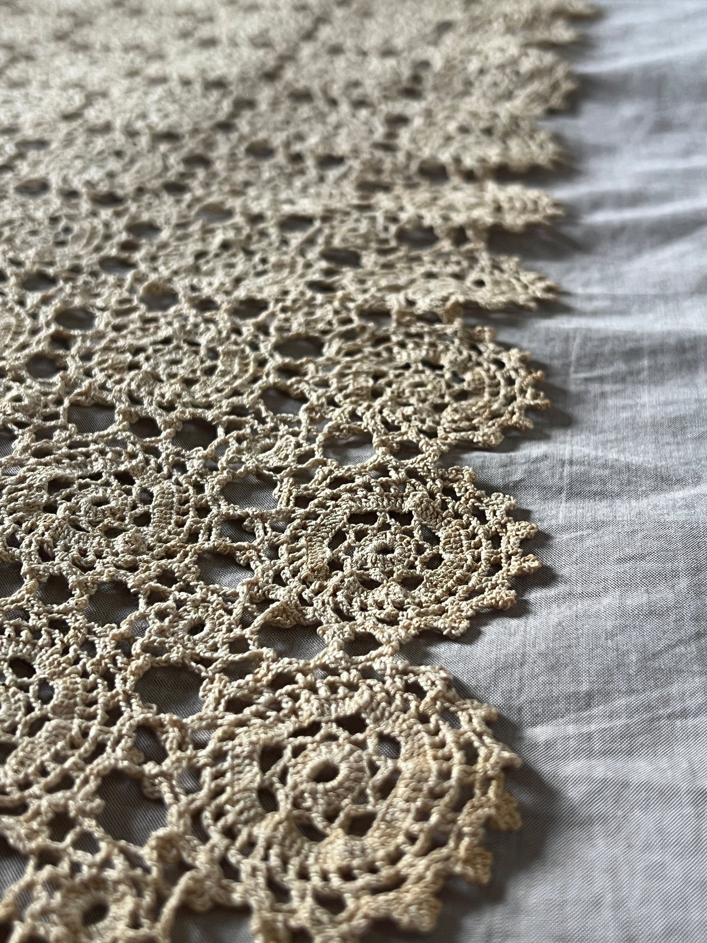 クロシェモチーフ大判クロス