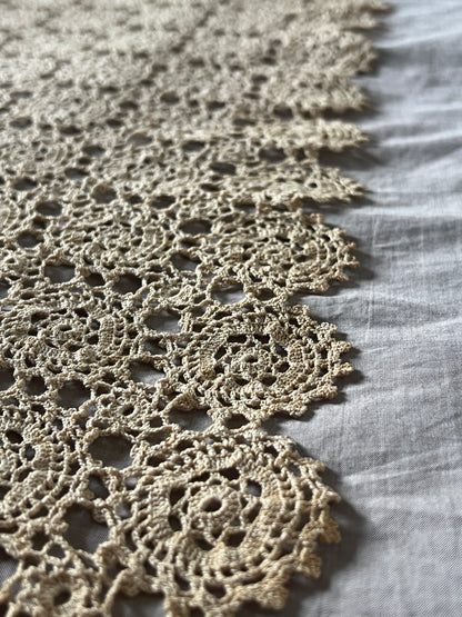 クロシェモチーフ大判クロス