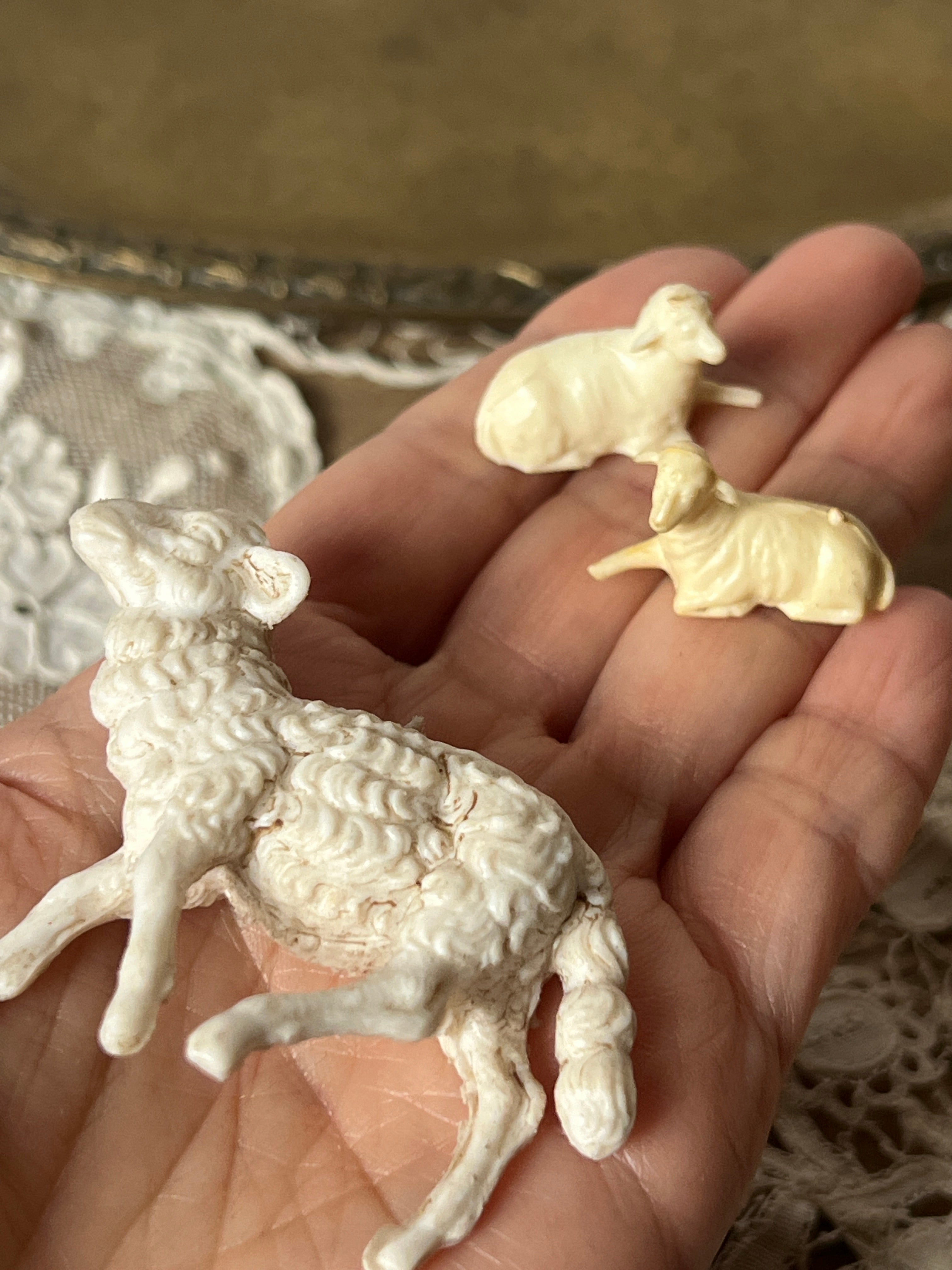 ☆樹脂製羊セット – France Antique 銀色アンティーク