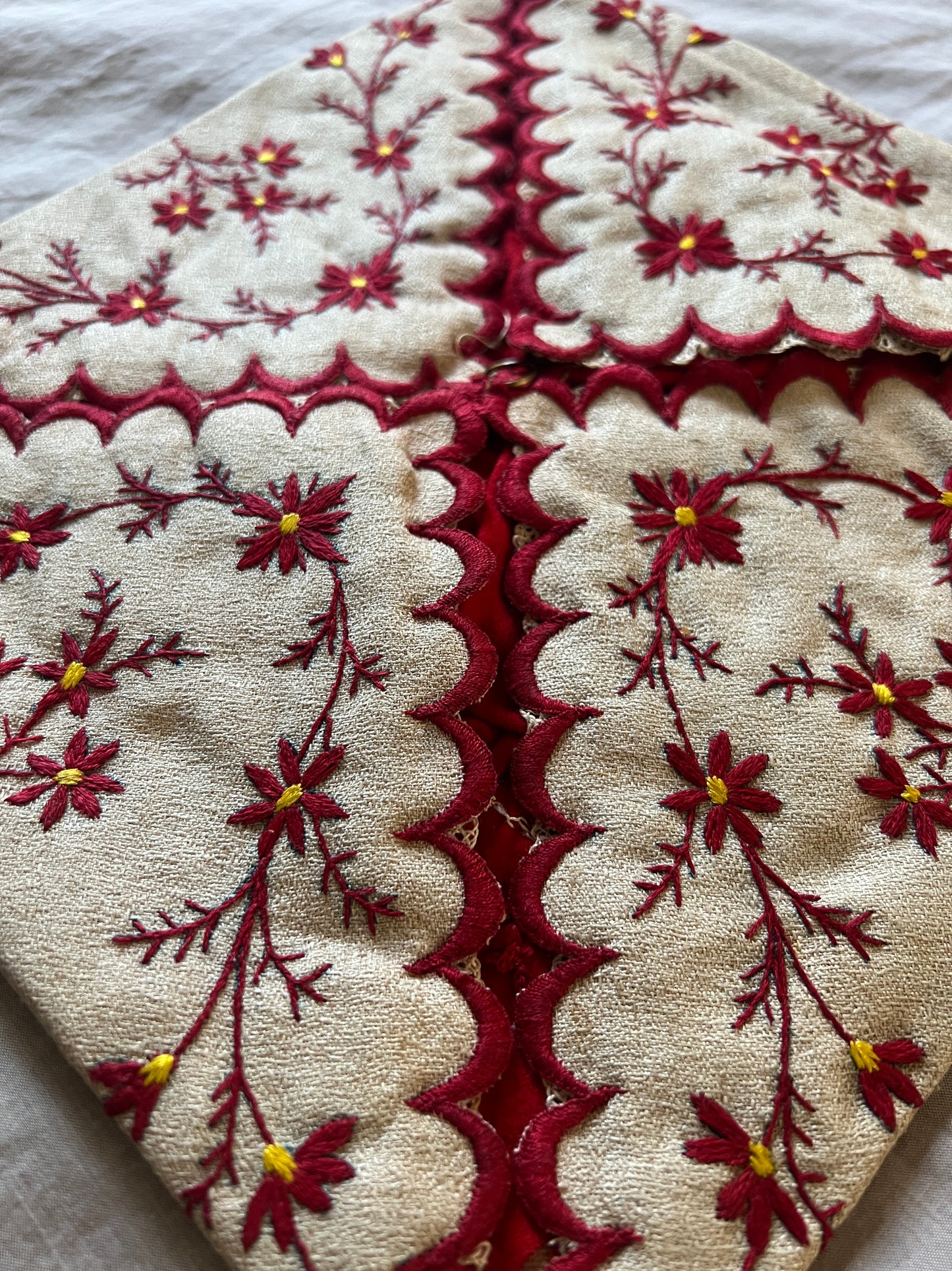刺繍サック