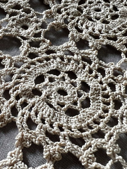 クロシェモチーフ大判クロス