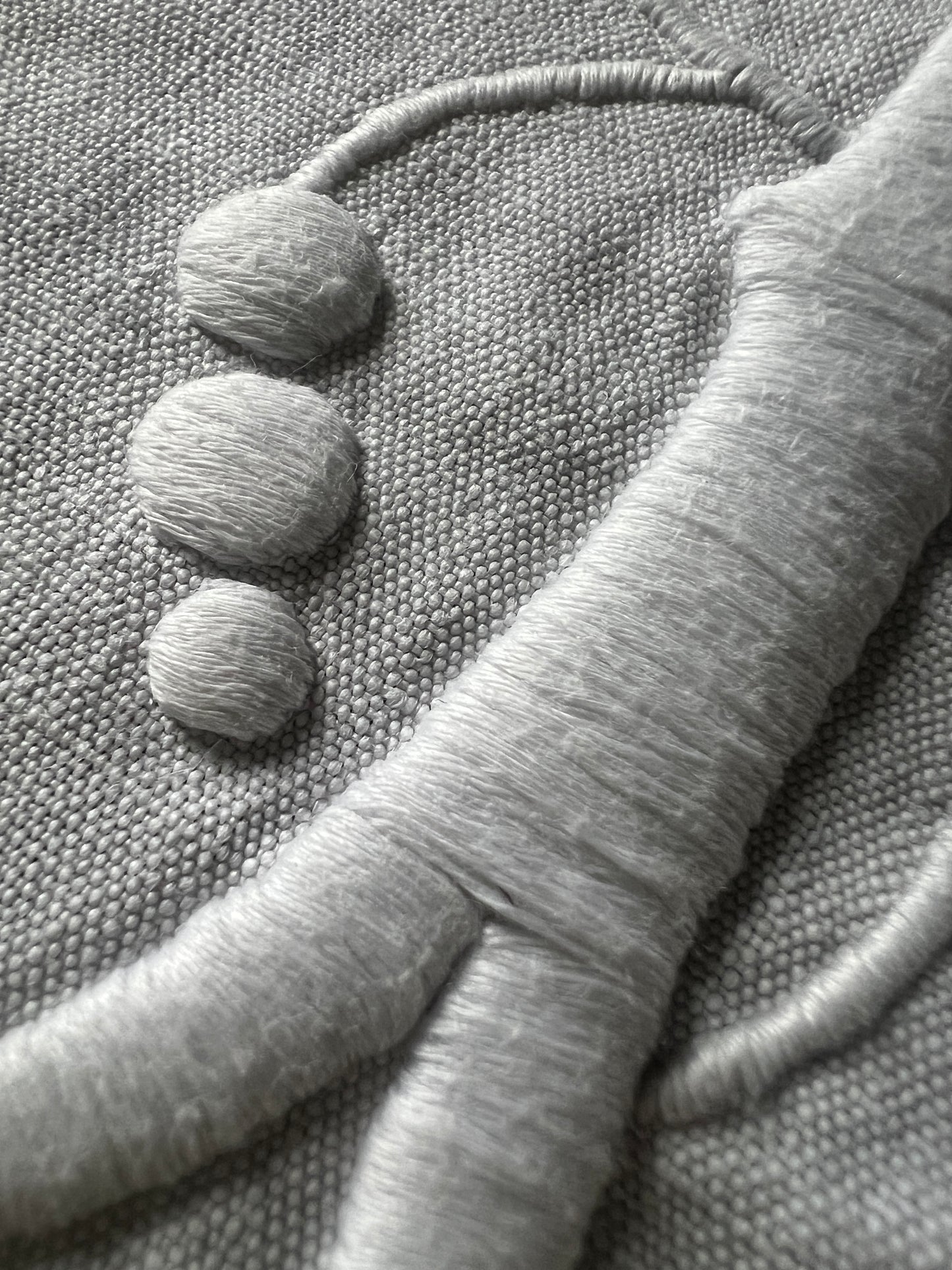 モノグラム刺繍端布