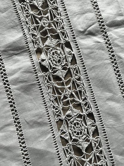 ニードルレースの端布