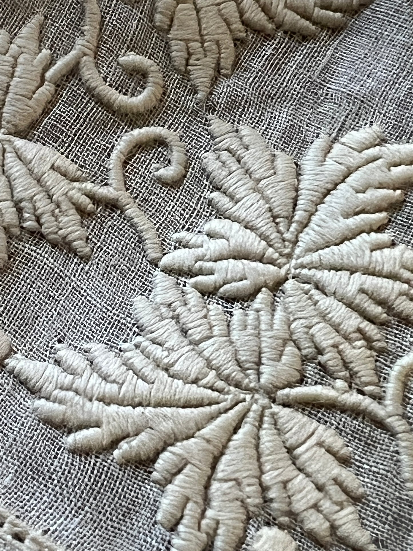白刺繍飾り襟