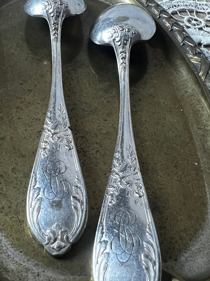 ★モノグラム入りカフェスプーンセット