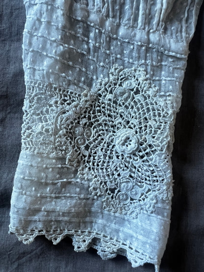 ★刺繍とレースの袖セット