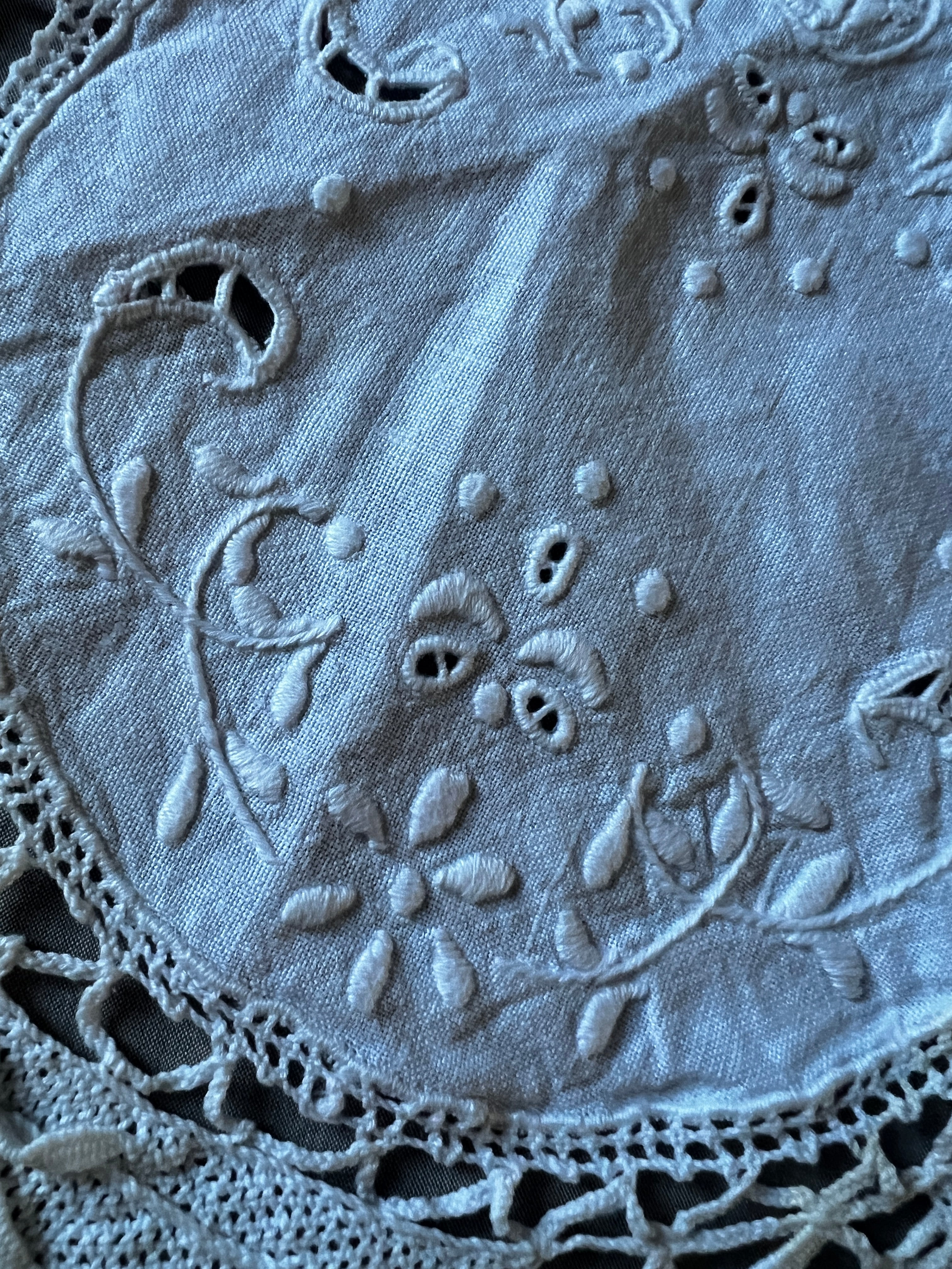 ☆アンティークレース・刺繍セット – France Antique 銀色アンティーク