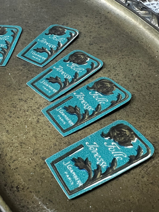 香水小瓶のラベルセット