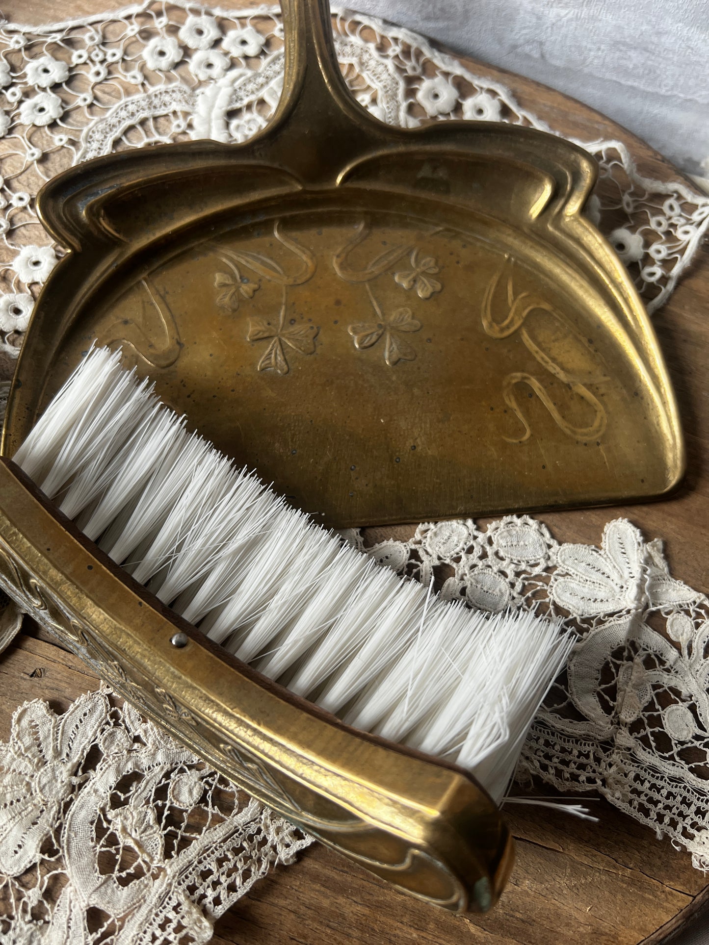 真鍮製ダストパンセット