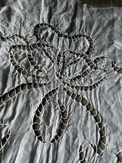 カットワークピクチャー刺繍端布