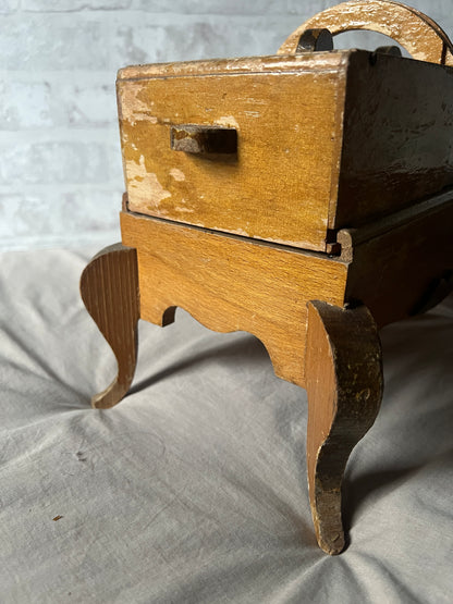 ★木製ソーイングボックス