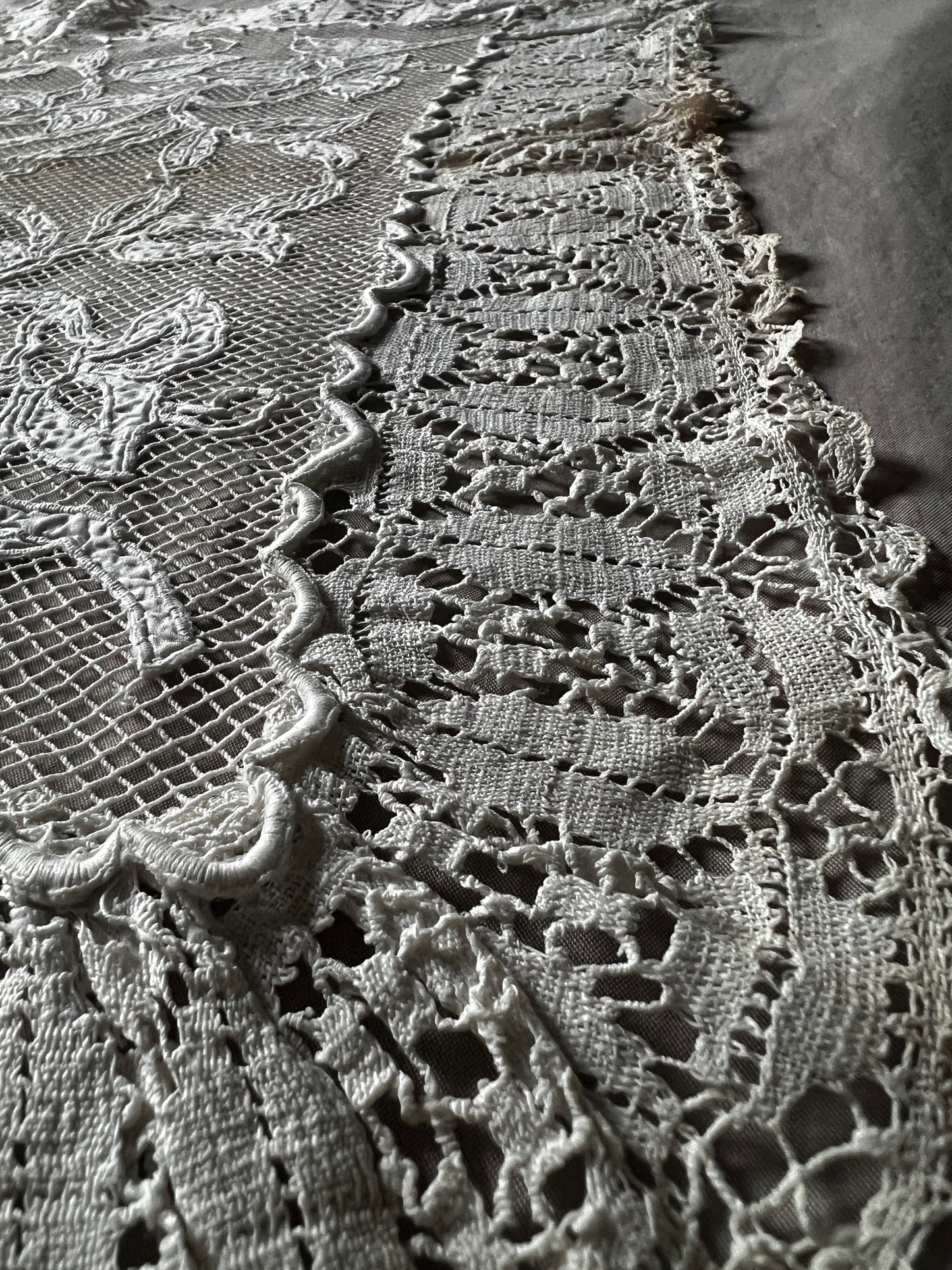 ★アンティークレース飾り布