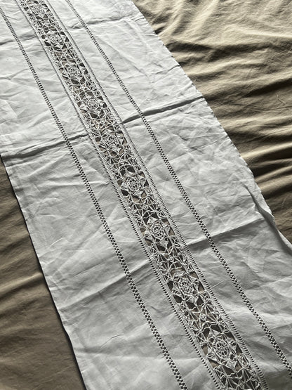 ニードルレースの端布