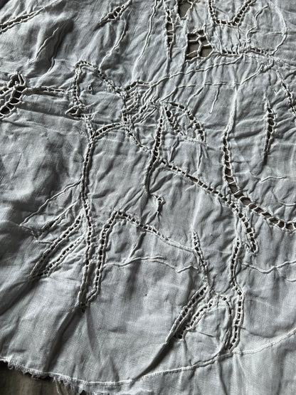 カットワークピクチャー刺繍端布