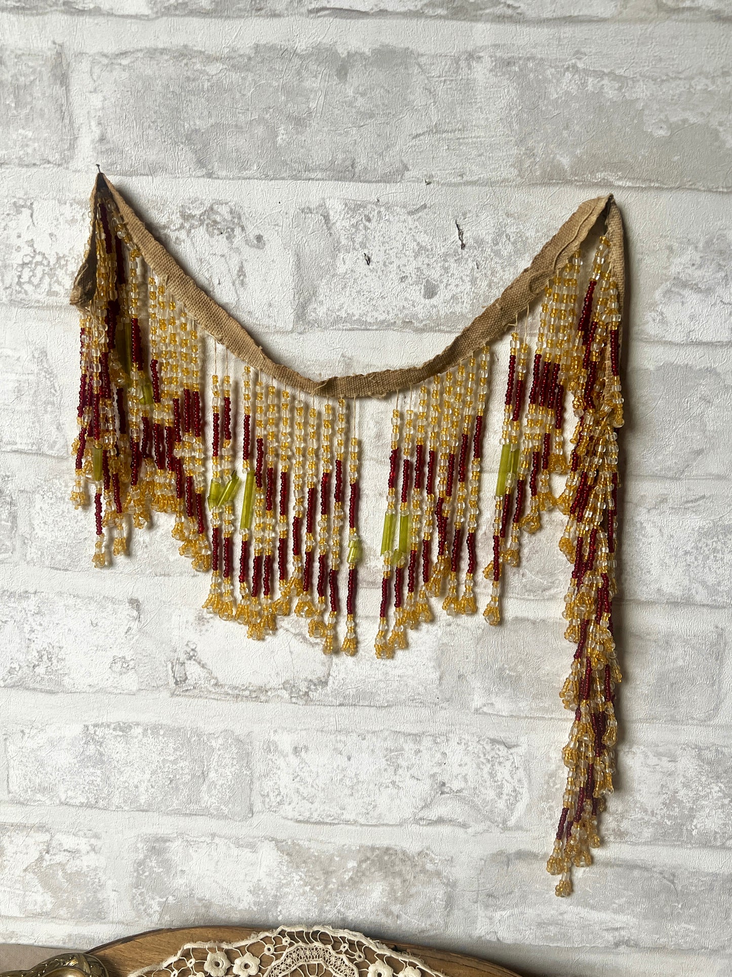 ★ガラスパーツのランプ飾り