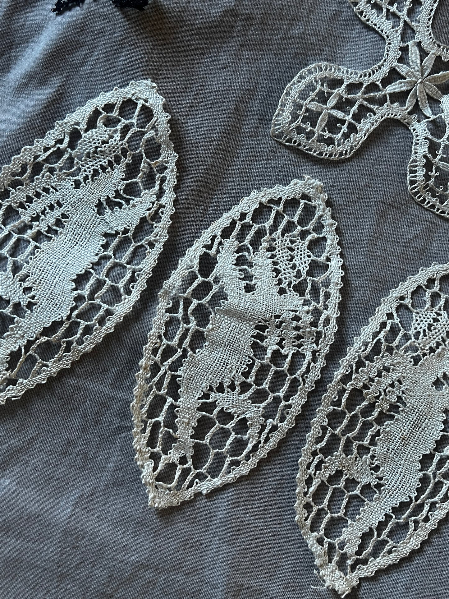 アンティークレースモチーフセット