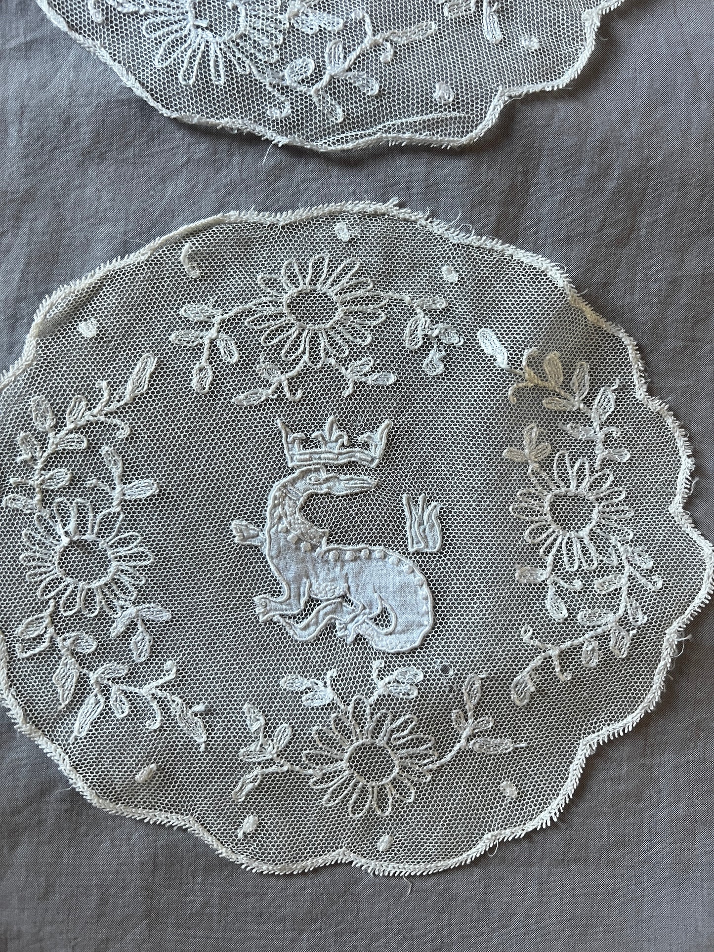 ★チュールレースのドイリーセット