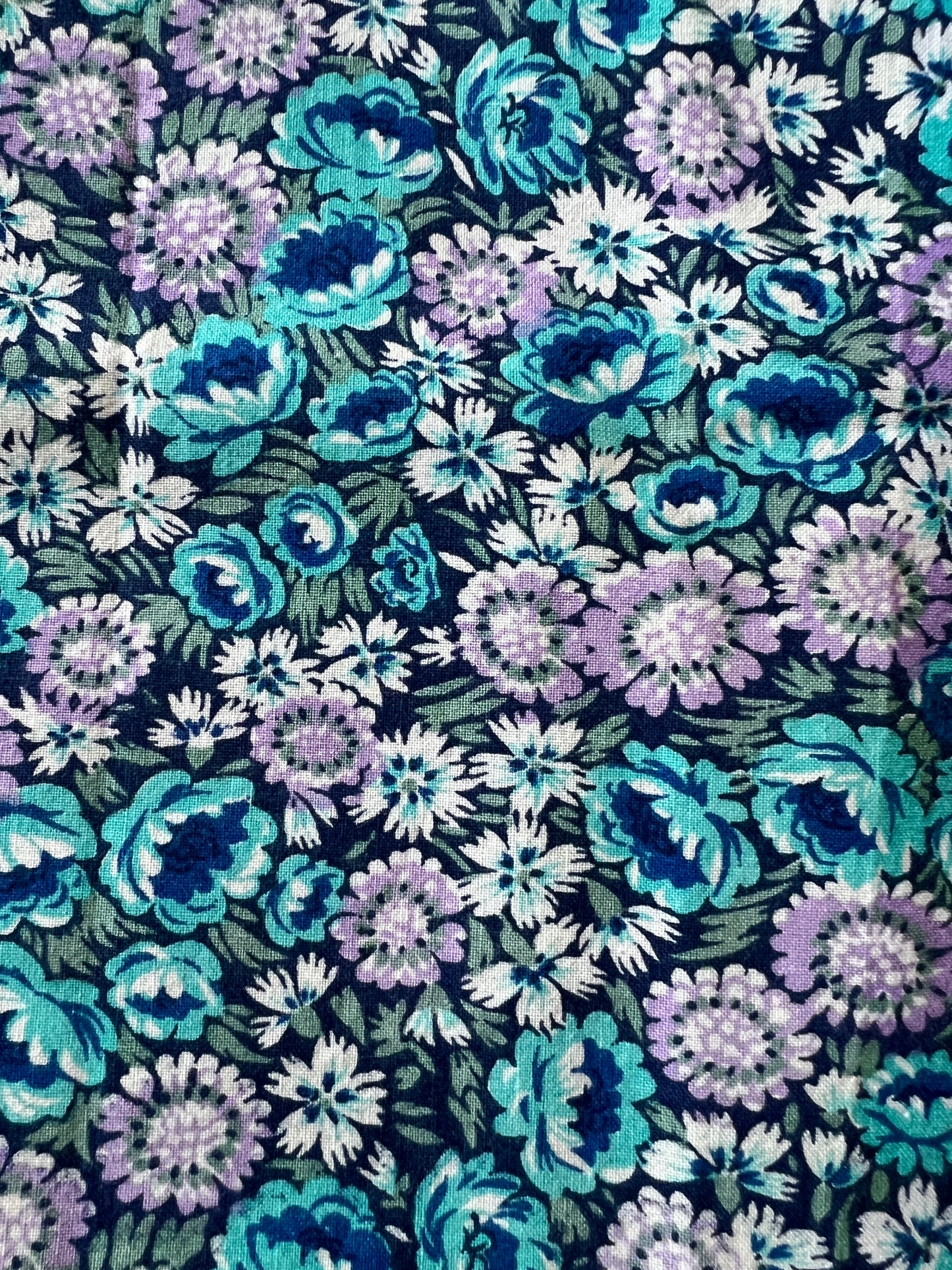 ビンテージプリント端布