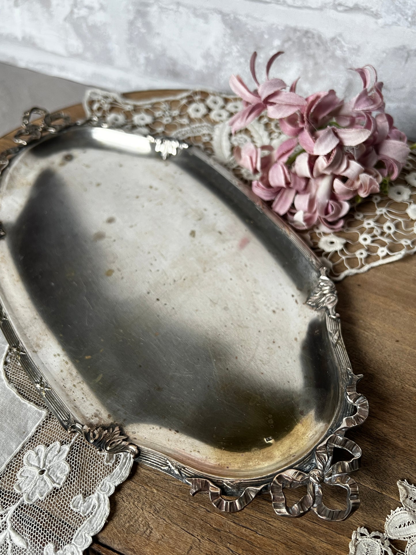 ★銀メッキリボンプレート