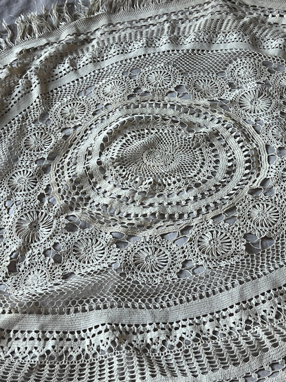 ★クロシェレース円形クロス