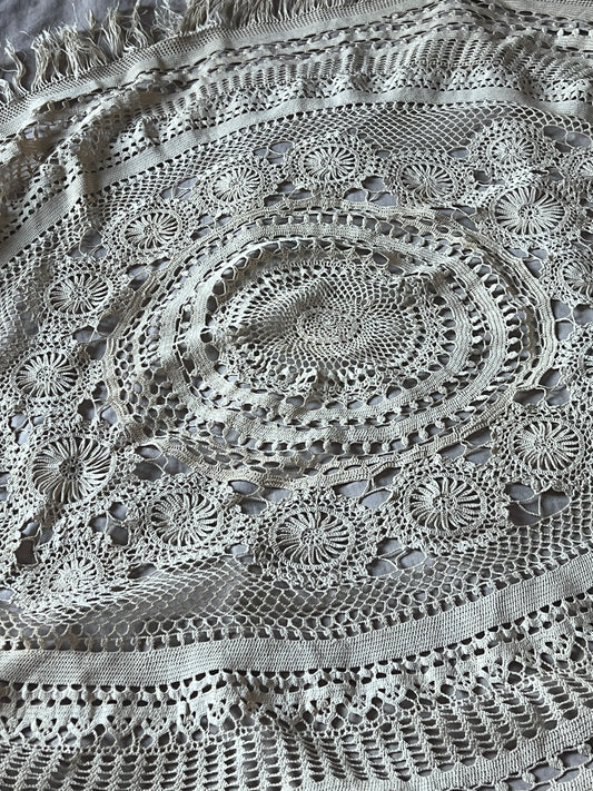 ★クロシェレース円形クロス