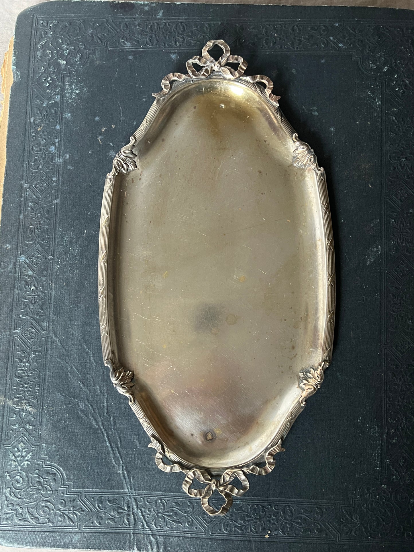 ★銀メッキリボンプレート