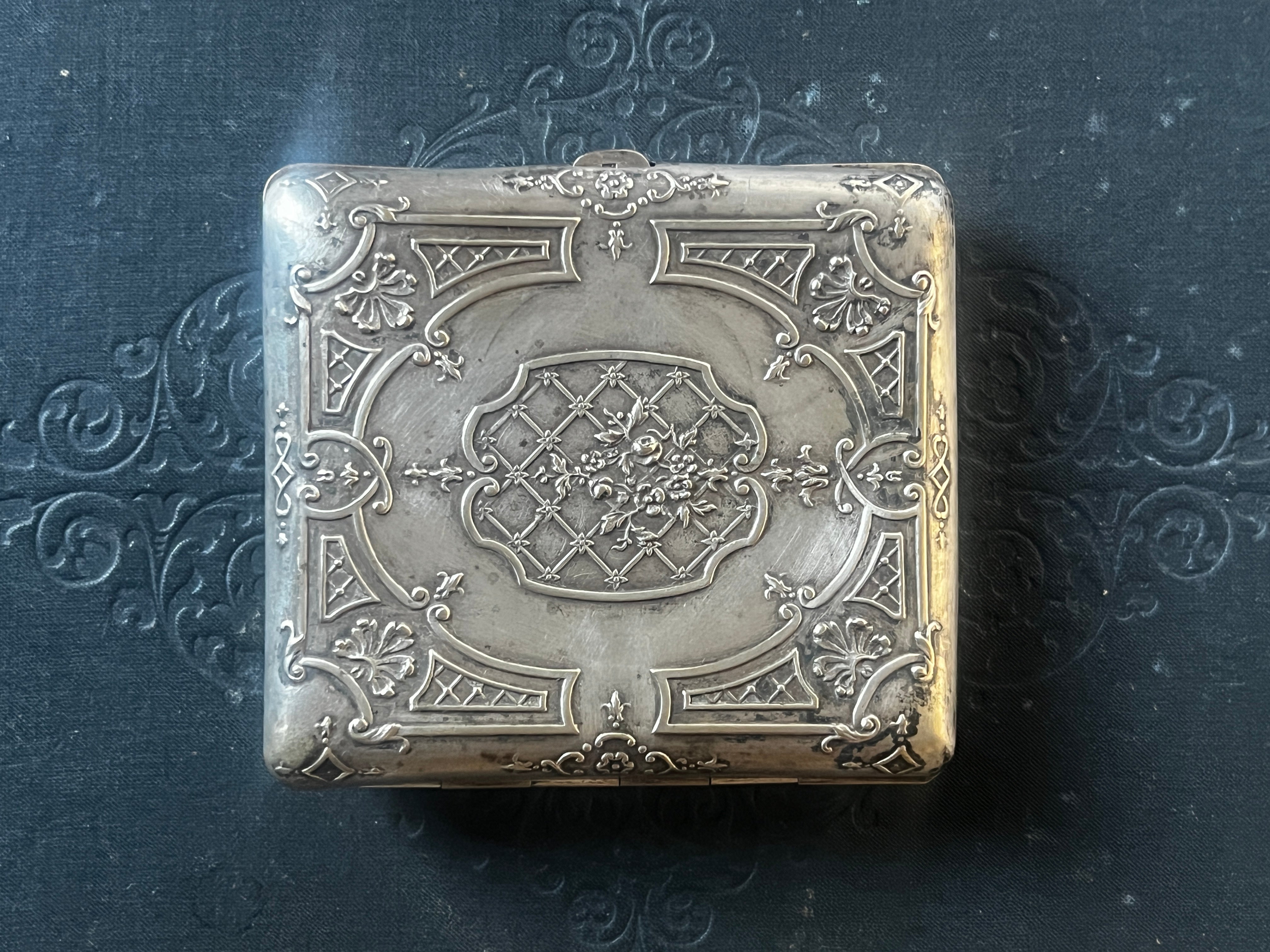 シガレットケース – France Antique 銀色アンティーク