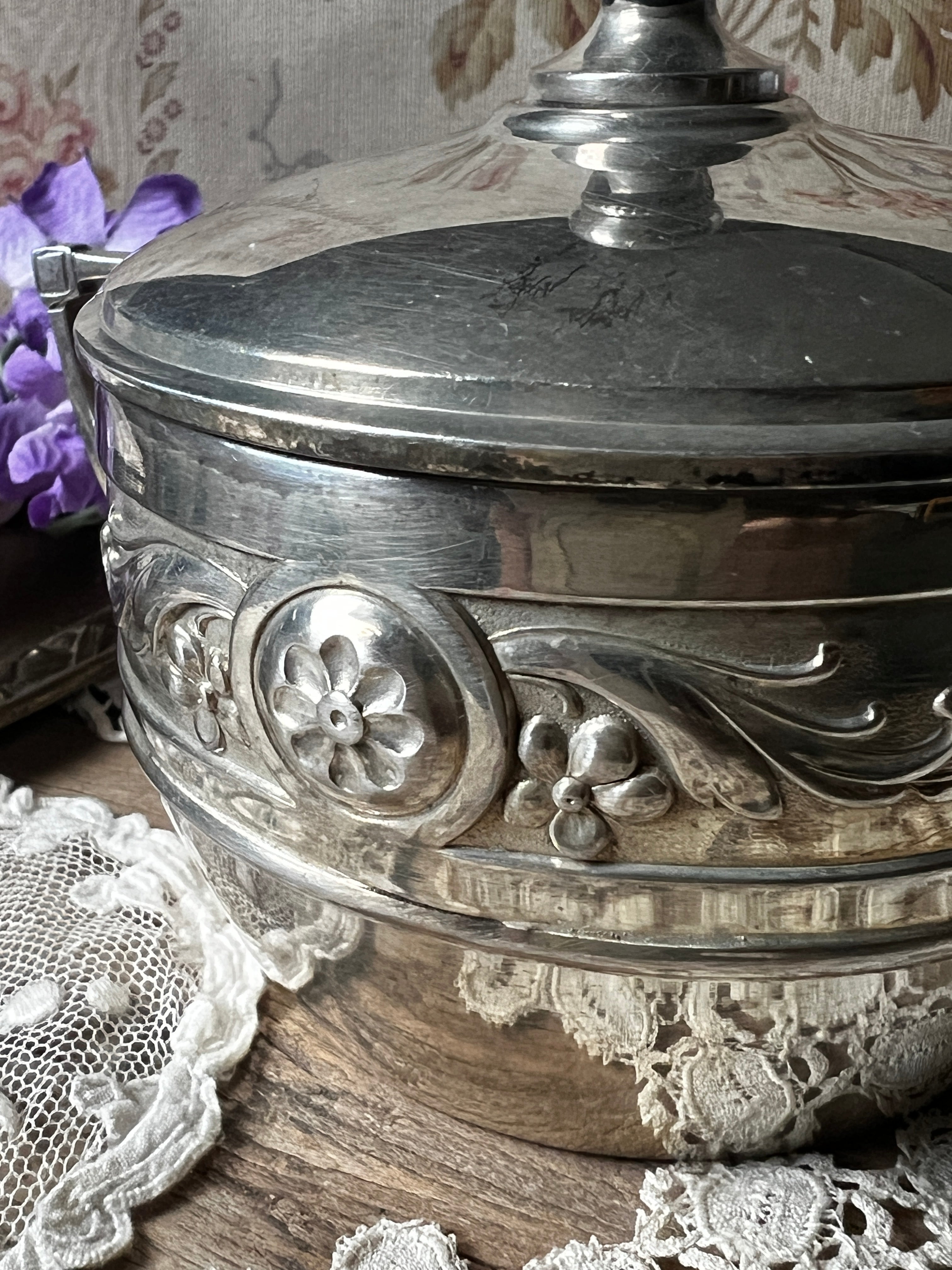 銀のボンボニエール – France Antique 銀色アンティーク