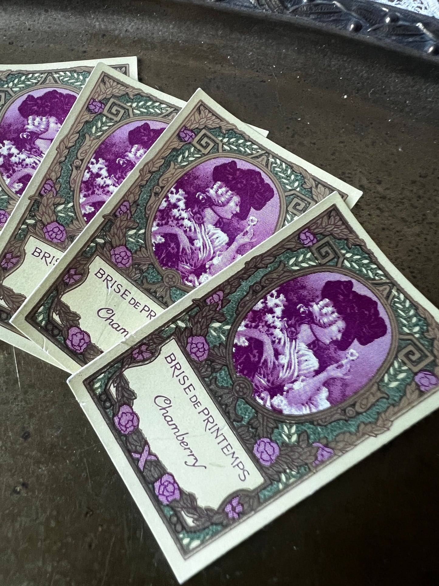 香水小瓶のラベルセット